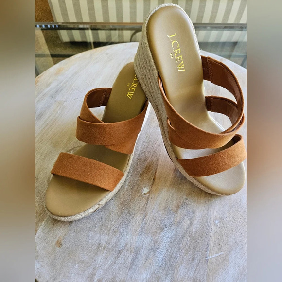 J. Crew Wide-strap Espadrille Mule Wedges - Picture 5 of 7